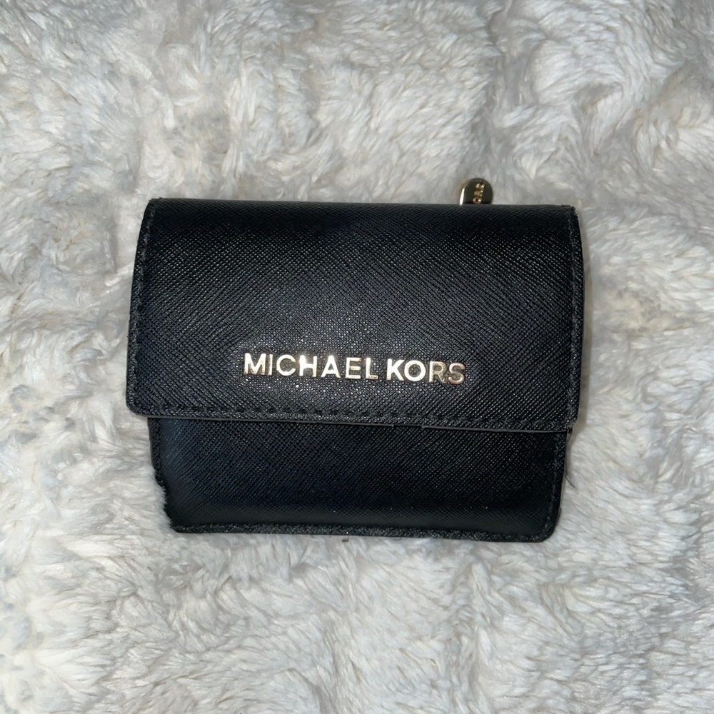 Michael Kors small black wallet/ card holder